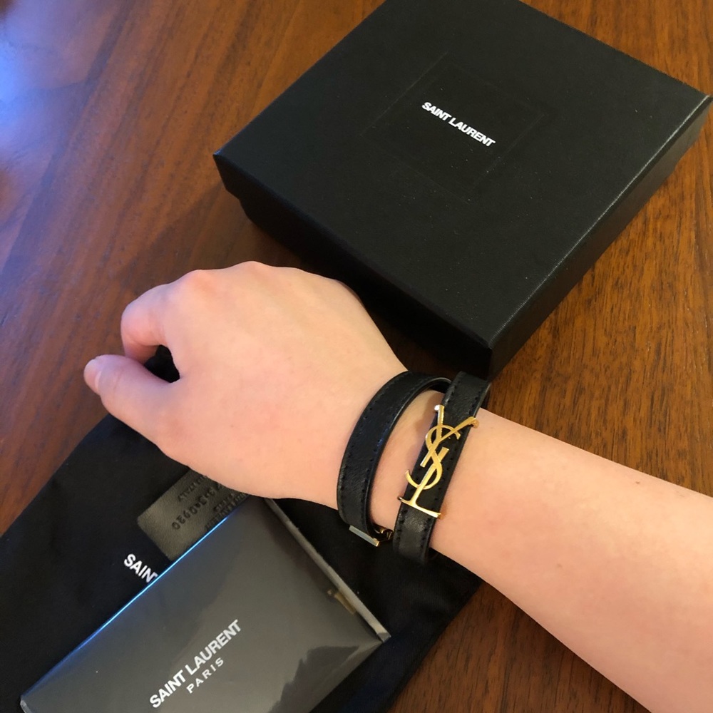 New!!  Never worn YSL double wrap Bracelet.